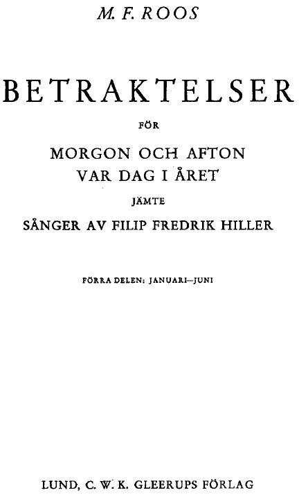 Hiller - Roos