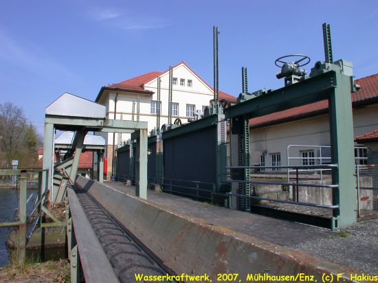 Wasserkraftwerk Mühlhausen an der Enz