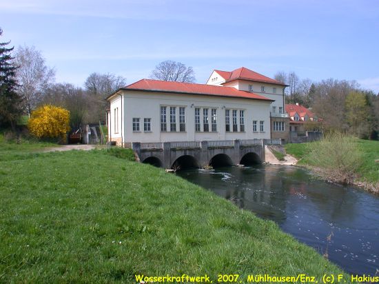 Wasserkraftwerk Mühlhausen an der Enz